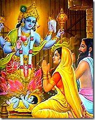 Krishna with His parents