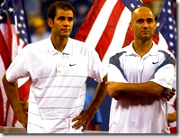 Agassi and Sampras - 2002 US Open
