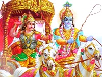 Lord Krishna and Arjuna
