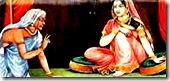 Manthara speaking to Kaikeyi