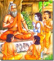 Lord Rama in gurukula