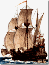 Pilgrims arrive on the Mayflower