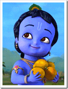 Krishna smile