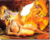 Muchukunda burning Kalayavana