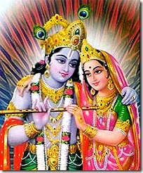 Radha and Krishna - the divine lovers