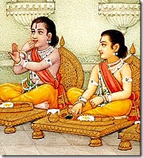 brotherly love - Rama and Lakshmana
