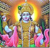 Krishna holding sudarshana chakra