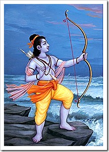 Lord Rama with His bow