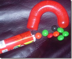 plastic candy cane