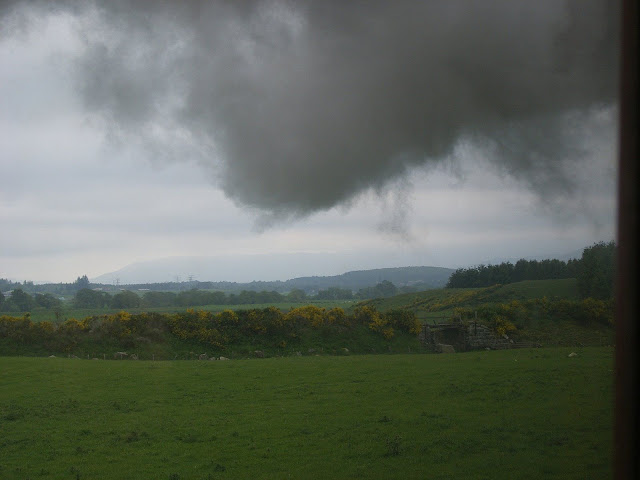 Scotland - Heavier smoke from the train engine, more black