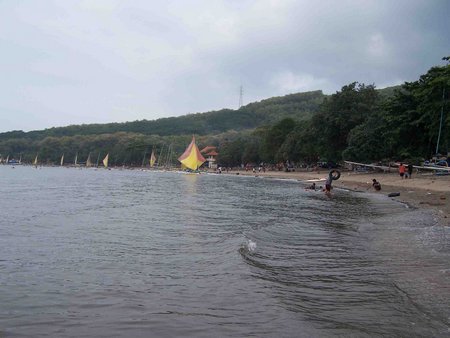 Situbondo beach, white sand beach