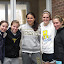 Yellowjacket squashers Aly, Laura, Sofia, Suzanne, Kate after the match against William Smith on Feb 20 2010