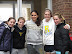 Yellowjacket squashers Aly, Laura, Sofia, Suzanne, Kate after the match against William Smith on Feb 20 2010