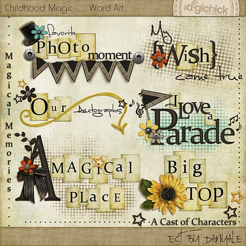Childhood Magic-Wordart Childhood Magic-Wordart