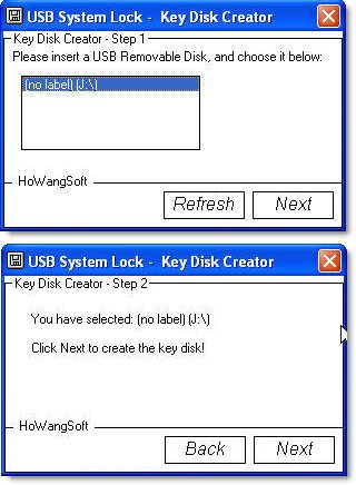 Lock your PC with Removable Disks