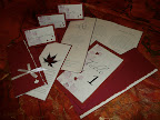 The whole kit - invitation, program, place cards &amp; table cards