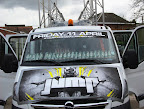 Promotie op Karnavalstoet Aarschot voor  Jump Party op 11 april 2008 in de stadsfeestzaal van Aarschot