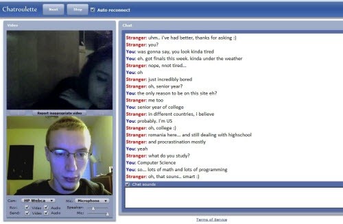 Omegle chatroulette french