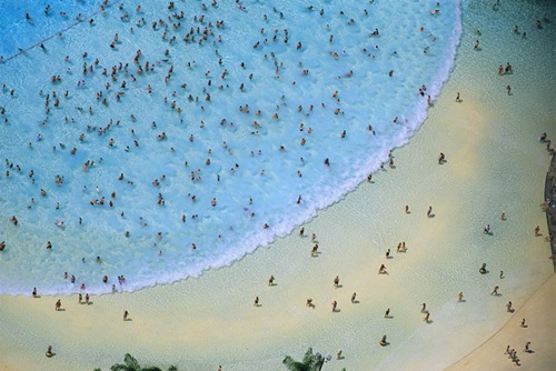 Breathtaking Aerial Photographs By Alex Maclean Seen On coolpicturesgallery.blogspot.com Or www.CoolPictureGallery.com bathers_in_pool