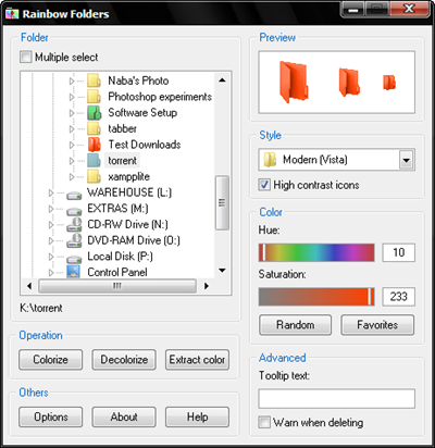 Color Folders For Vista