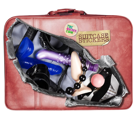 Suitcase Stickers. Toys