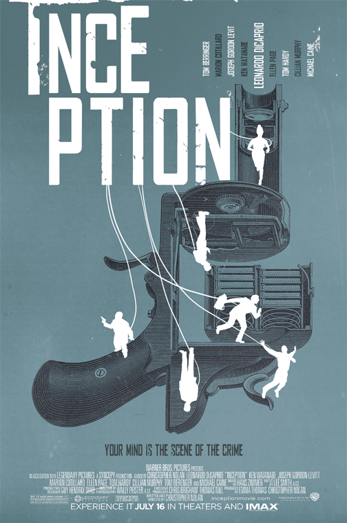 Inception poster by Laz Marquez