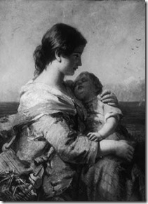 mother and child by james johns hill