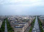 Panoramic view over Paris