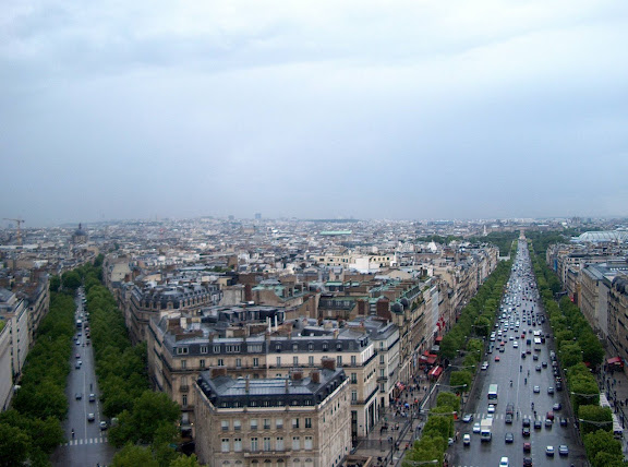 Panoramic view over Paris