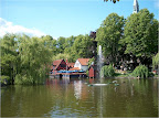 Panoramic view over Copenhagen Tivoli