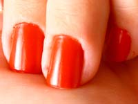 Esmalte da semana: Tomate + Top Matte