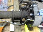 The new brake lines are all bent and ready to go.