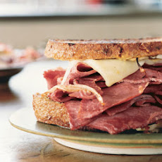 Grilled Corned Beef and Fontina Sandwiches