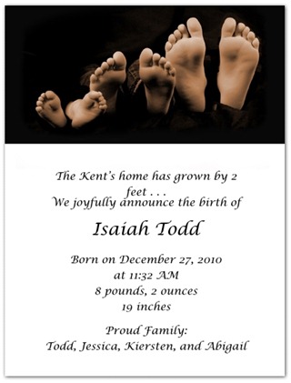 Birth Announcement