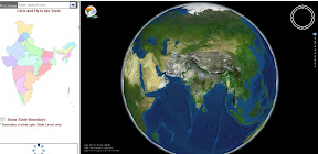 Bhuvan - Google Earth alternative Bhuvan web interface