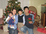 The Zhao family from L to R: Felicity, Daphne, A-Guang, Joe