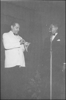 Figura 3 - Recebe a faixa Roquete Pinto, 1953