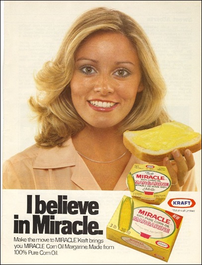 Kraft Miracle Margarine Ad 1978