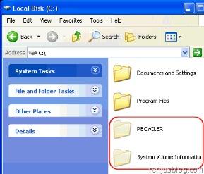 recycler-exe-virus-folder