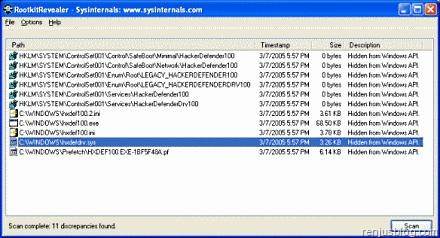 rootkit  revealer