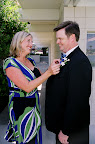 The Groom Stephen and his sister Beth