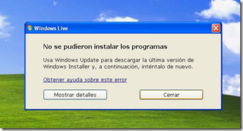 error install msn 2009  1