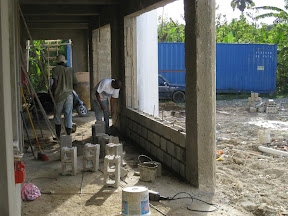 Building walls out of cinder blocks by han.