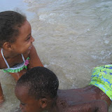 Nayelis and Wilton playing.