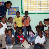 Yosmery, Nicole and the precious PreK-3 class.