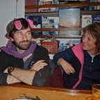 Serge et Diana en admiration à bord