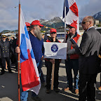 Xplore qui bat pavillon Panaméen pendant le défilé d'Ushuaia