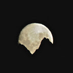 Lever de lune sur Ushuaia
