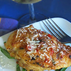 Bruschetta 'n Cheese-Stuffed Chicken Breasts