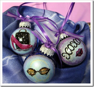 Party Favor Ornaments by Robyn Warne Designs 2009
